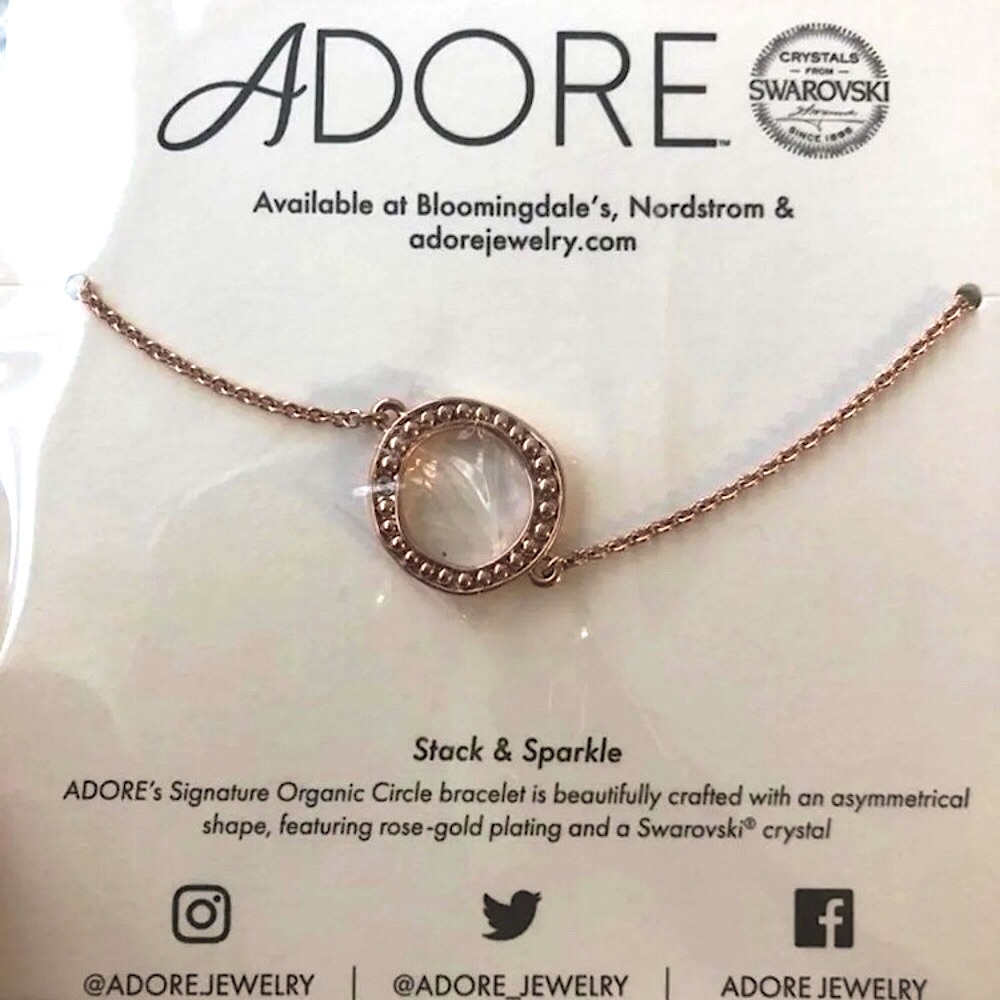 Adore by Swarovski Organic Circle Bracelet♦️